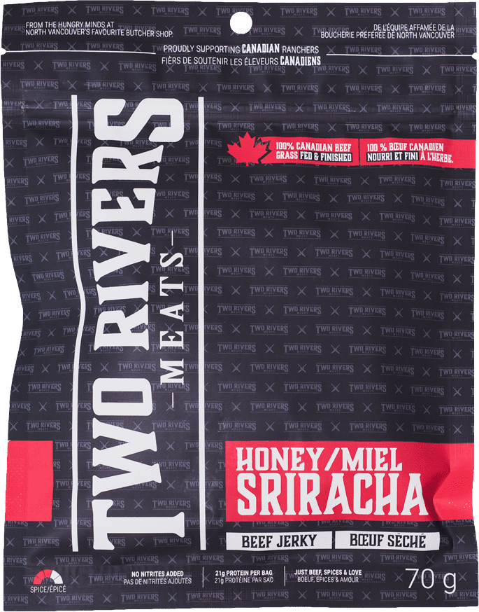 Two Rivers Honey Sriracha Beef Jerky