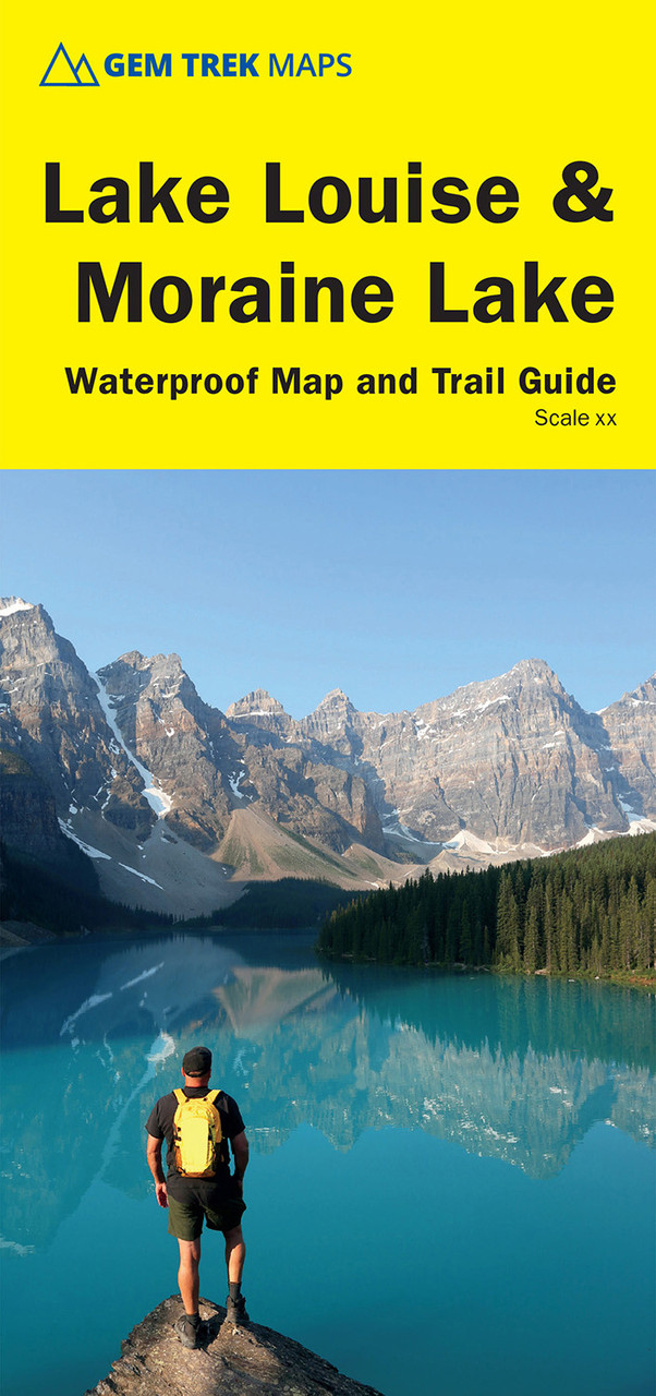 Gem Trek Publishing Lake Louise & Moraine Lake Map 1st edition