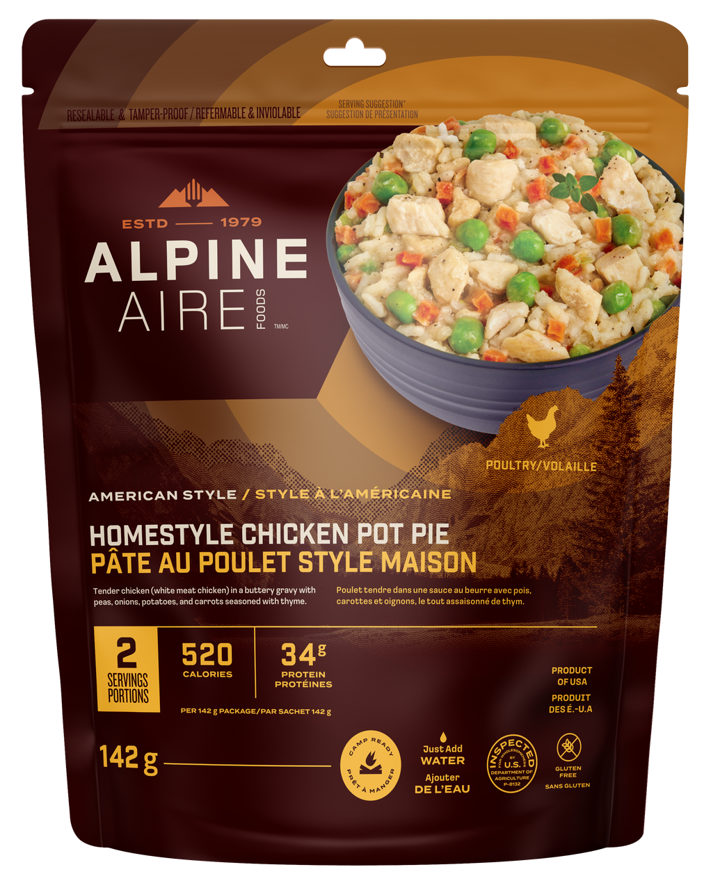AlpineAire Homestyle Chicken Pot Pie