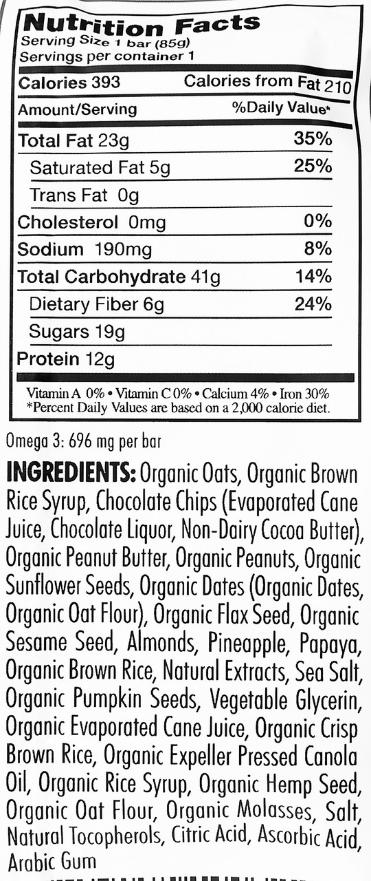 Probar Peanut Butter Chocolate Chip Bar (Meal)