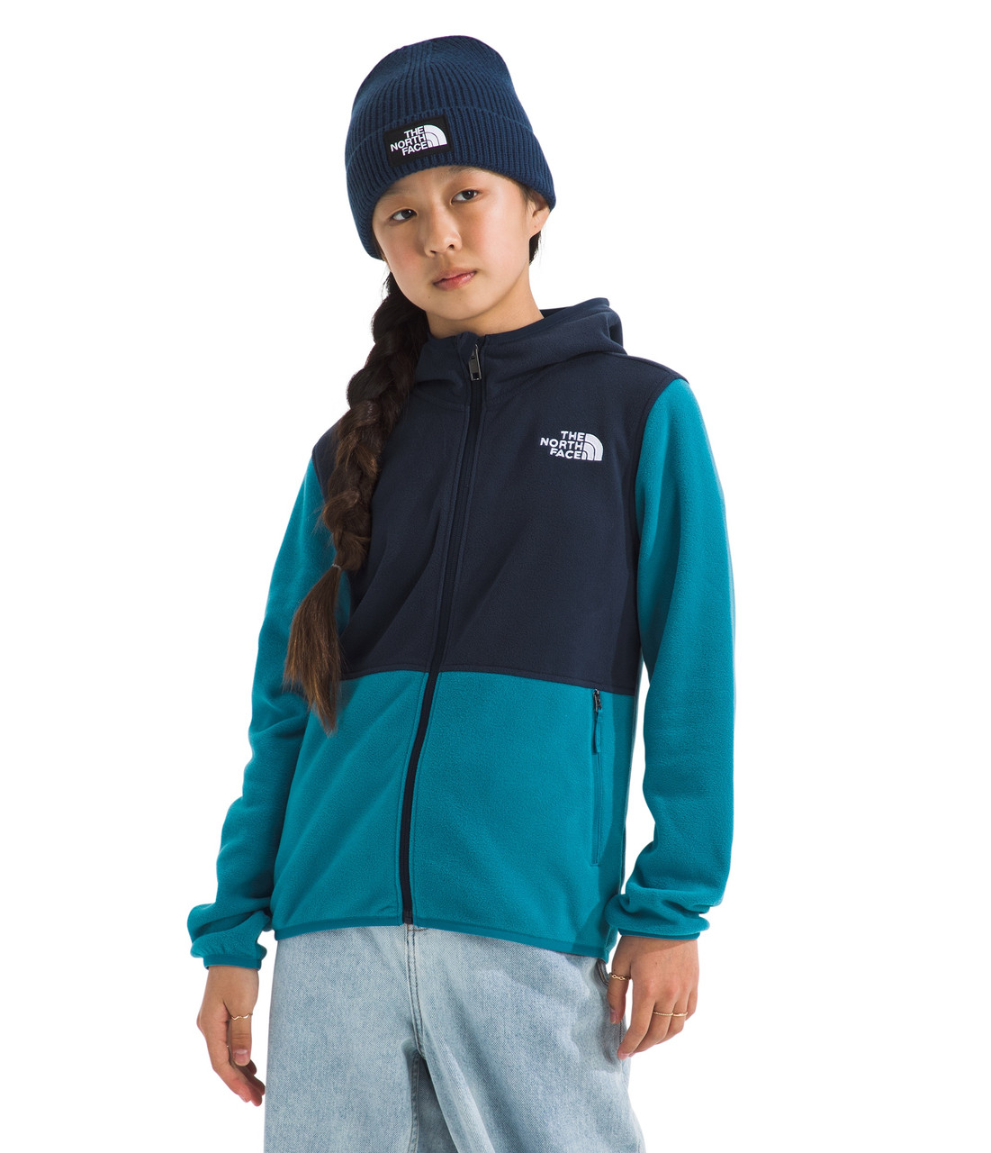 The North Face Glacier Full Zip Hooded Jacket - Youths