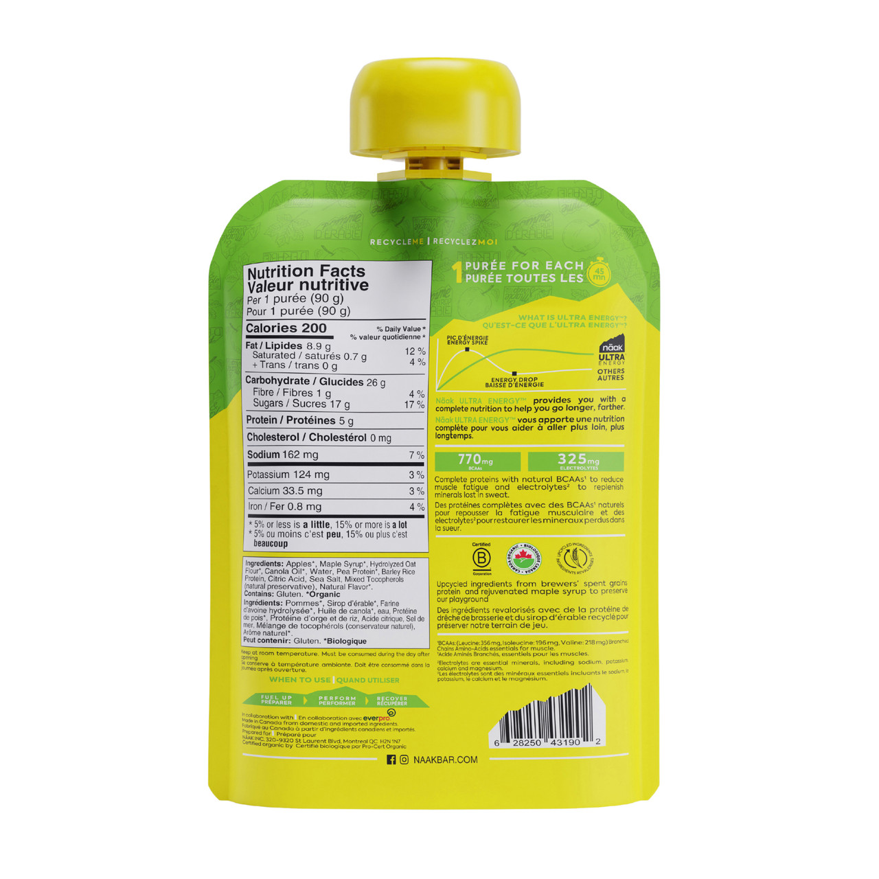 Naak Apple and Maple Syrup Puree