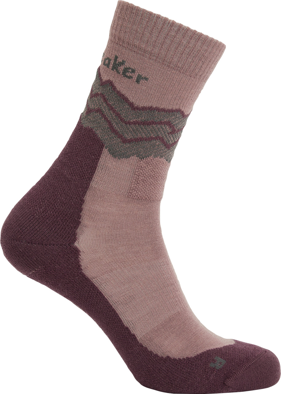icebreaker Hike+ Medium Crew Across the Peaks Socks - Men's