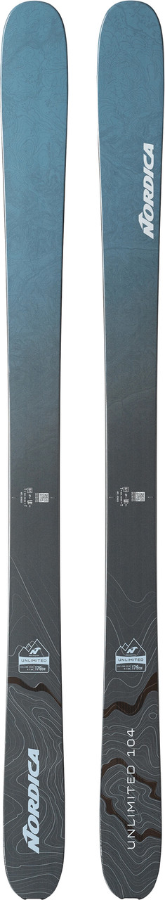 Nordica Unlimited 104 Skis - Unisex