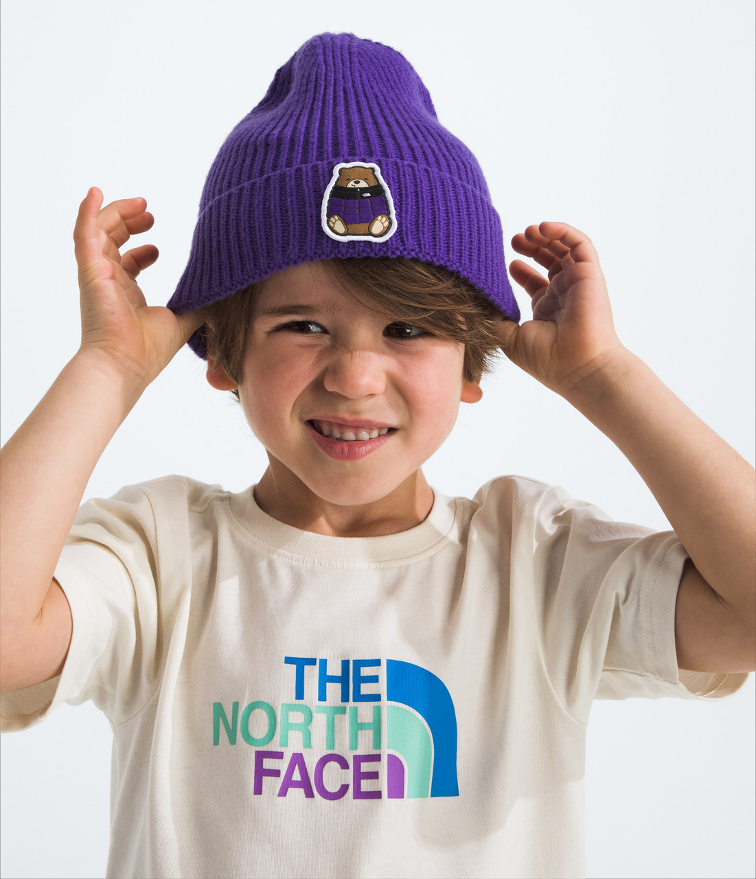 The North Face Logo Box Cuffed Beanie - Kids'
