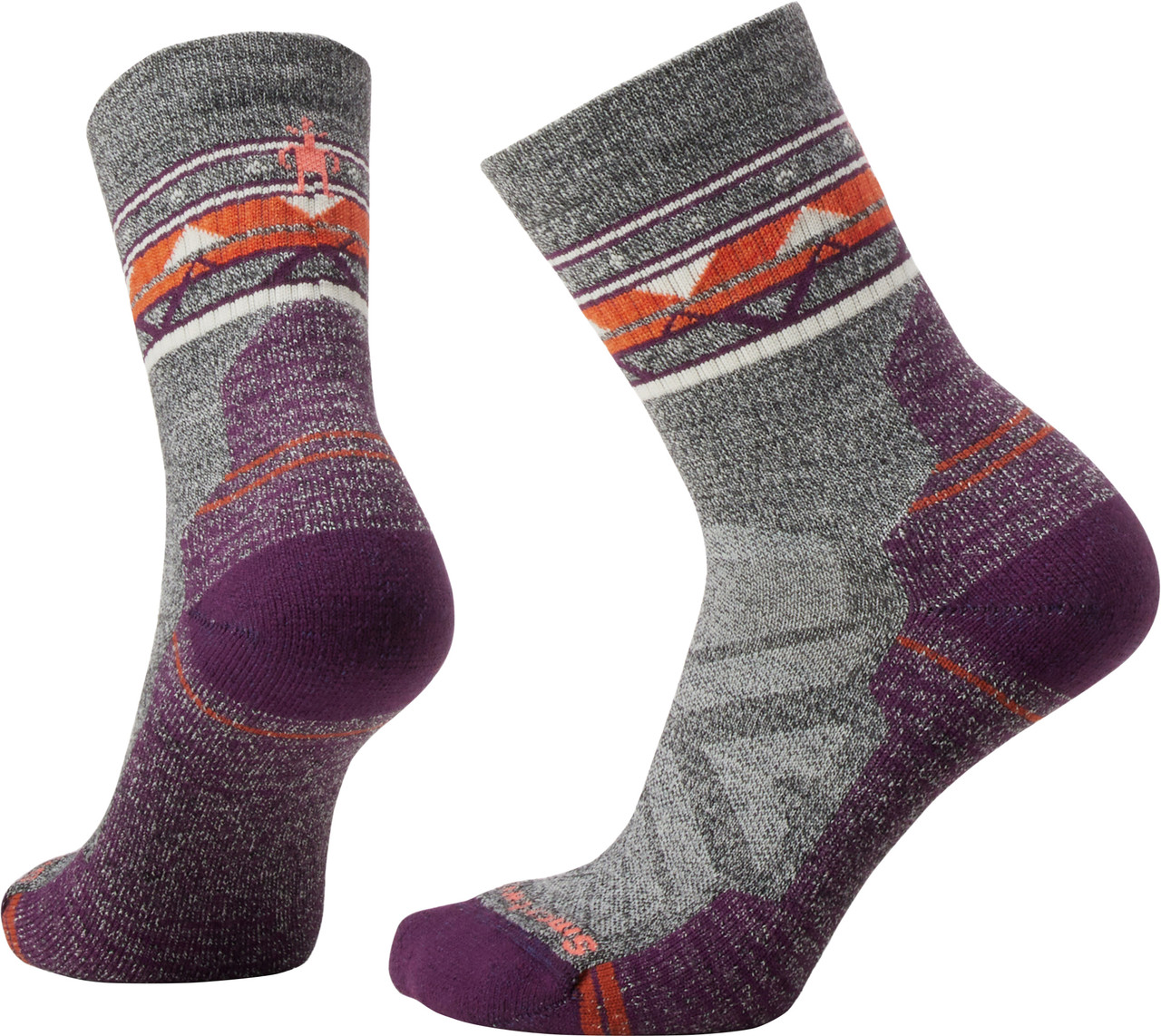 Smartwool Hike Light Cushion Zig Zag Valley Mid Crew Socks - Women's