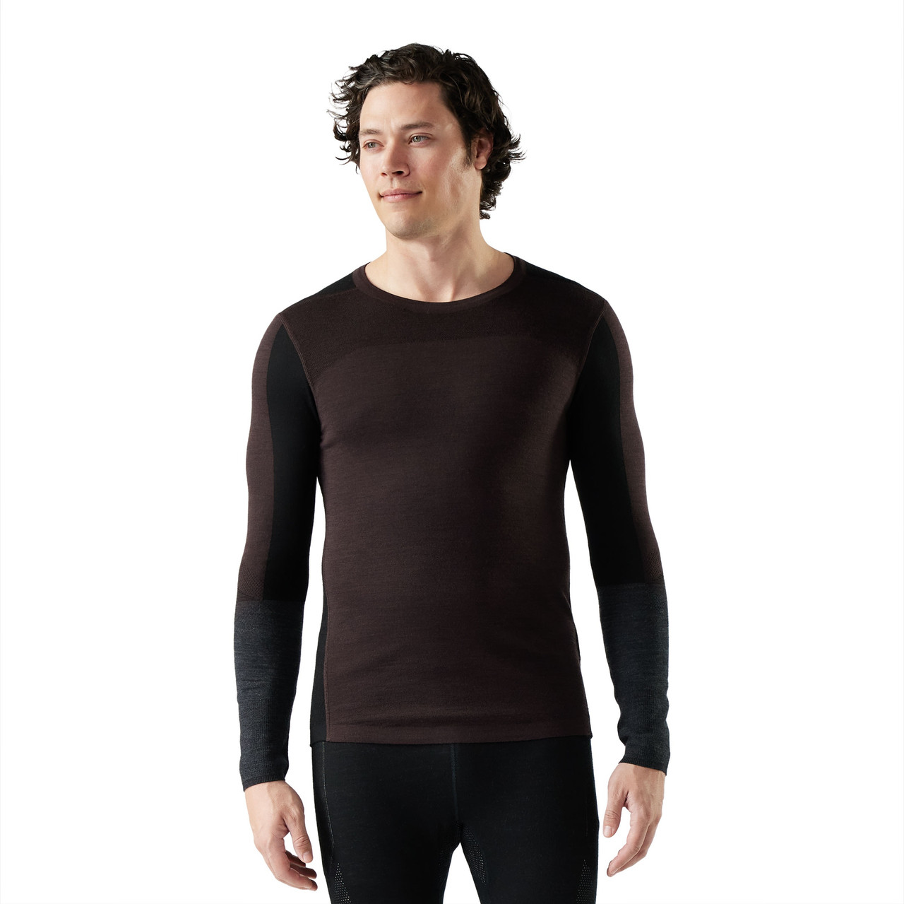 Smartwool Intraknit Thermal Merino Base Layer Colorblock Crew - Men's