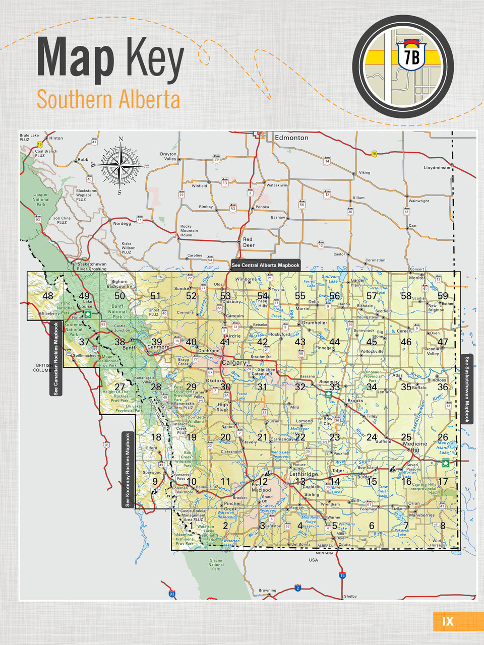 Backroad Mapbooks Southern Alberta