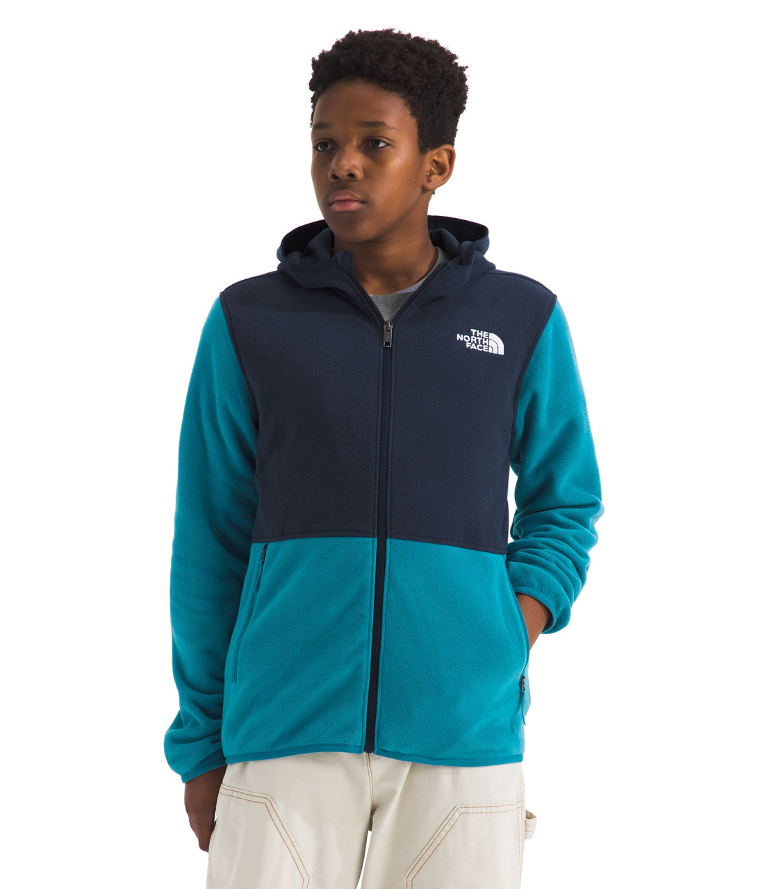 The North Face Glacier Full Zip Hooded Jacket - Youths