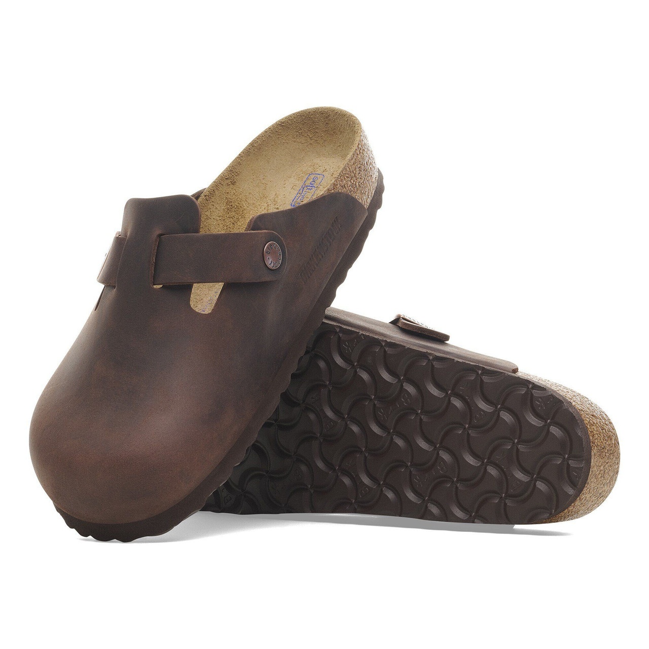 Birkenstock Boston Oiled Leather Soft Footbed Clogs - Unisex