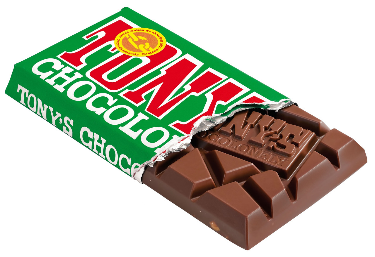Tony's Chocolonely Milk Chocolate Hazelnut Bar