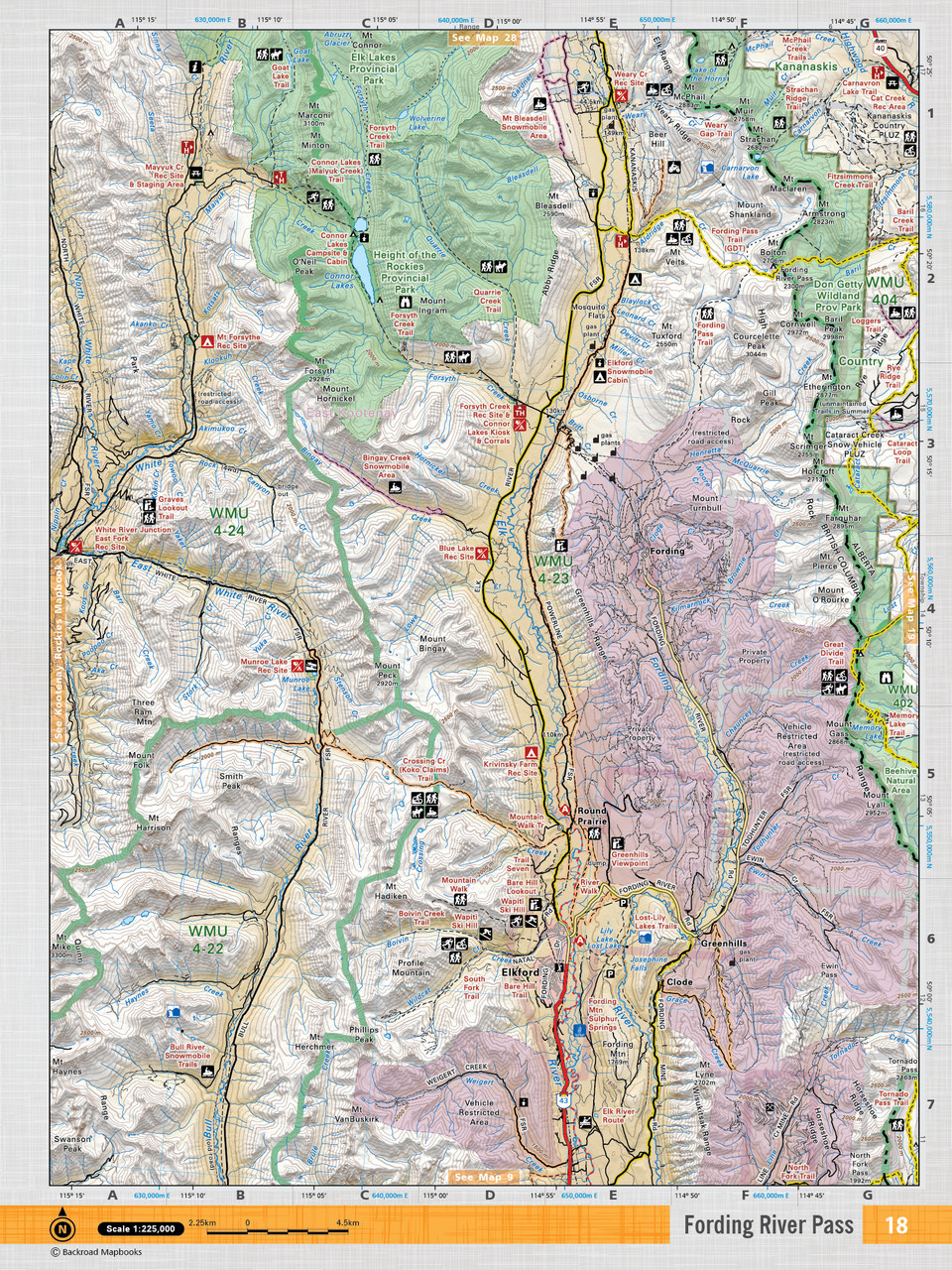 Backroad Mapbooks Southern Alberta