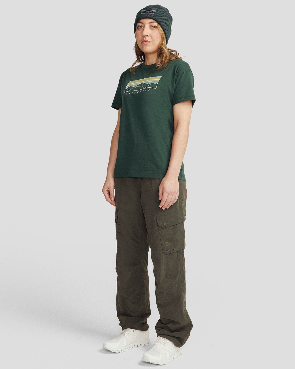 Kathmandu Mountain Sunset Organic Short Sleeve Tee - Women's