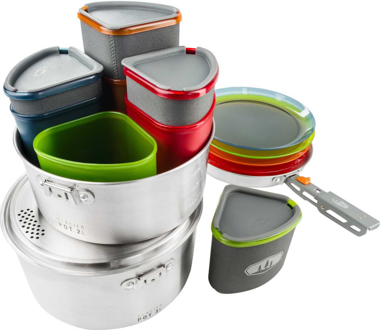 GSI Glacier Stainless Camper Set