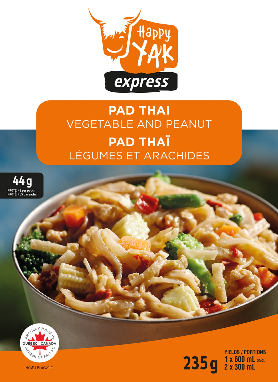 Happy Yak Vegetable and Peanut Pad Thai