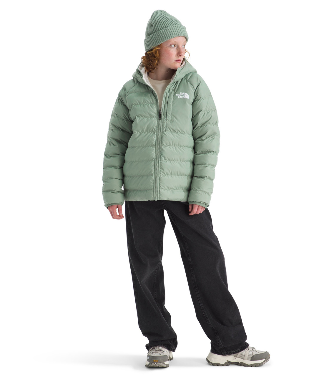 The North Face Reversible Perrito Hooded Jacket - Girls' - Youths