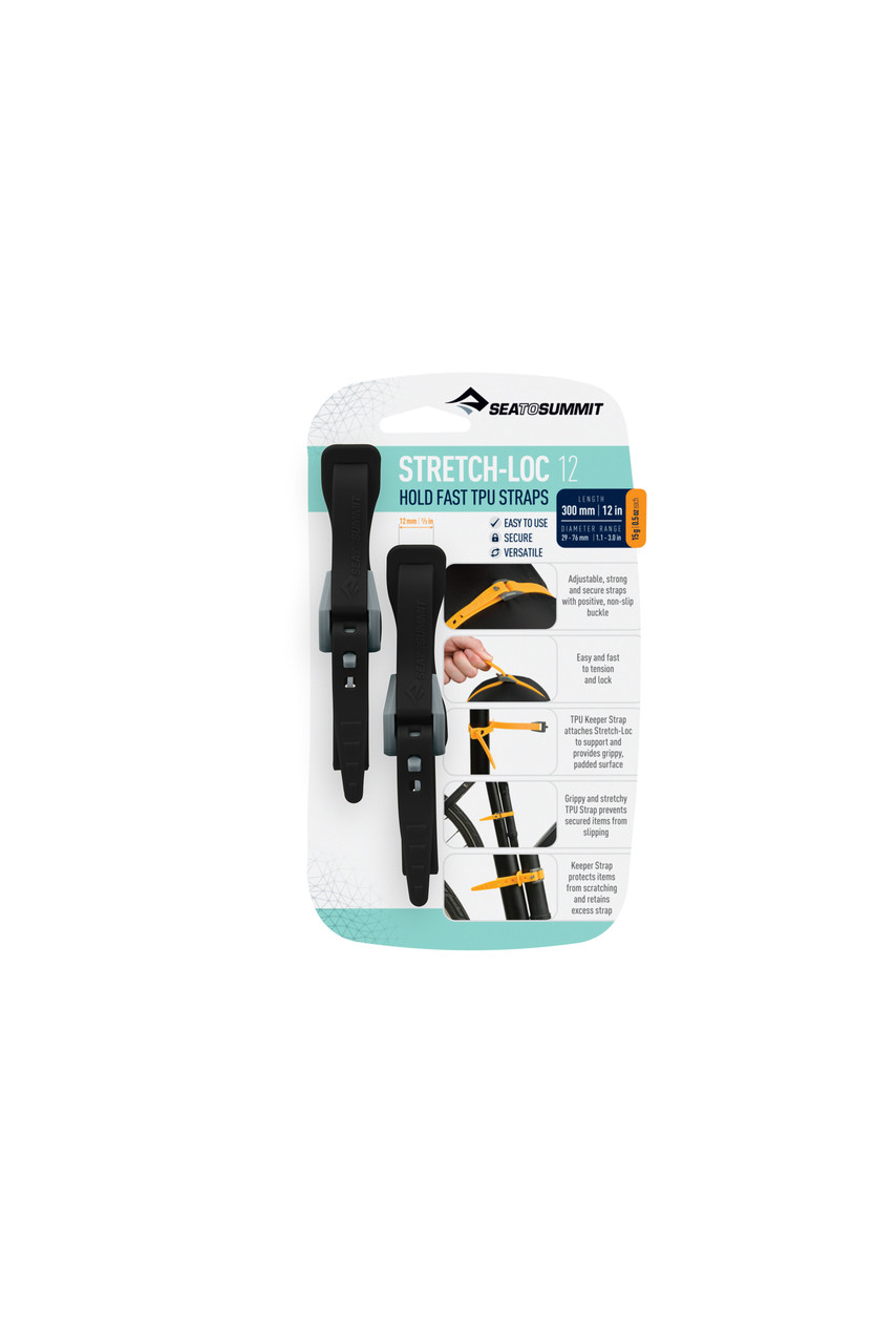 Sea To Summit Stretch-Loc TPU Straps 12 - 2 Pack