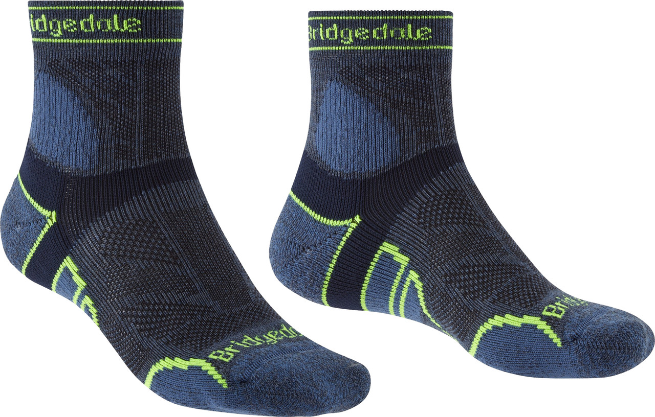 Bridgedale Trail Run Lightweight T2 Merino Sport 3/4 Crew Socks - Men's