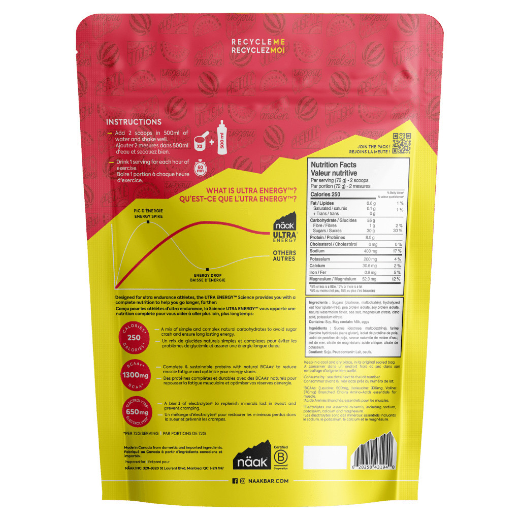 Naak Ultra Energy Drink Mix Watermelon