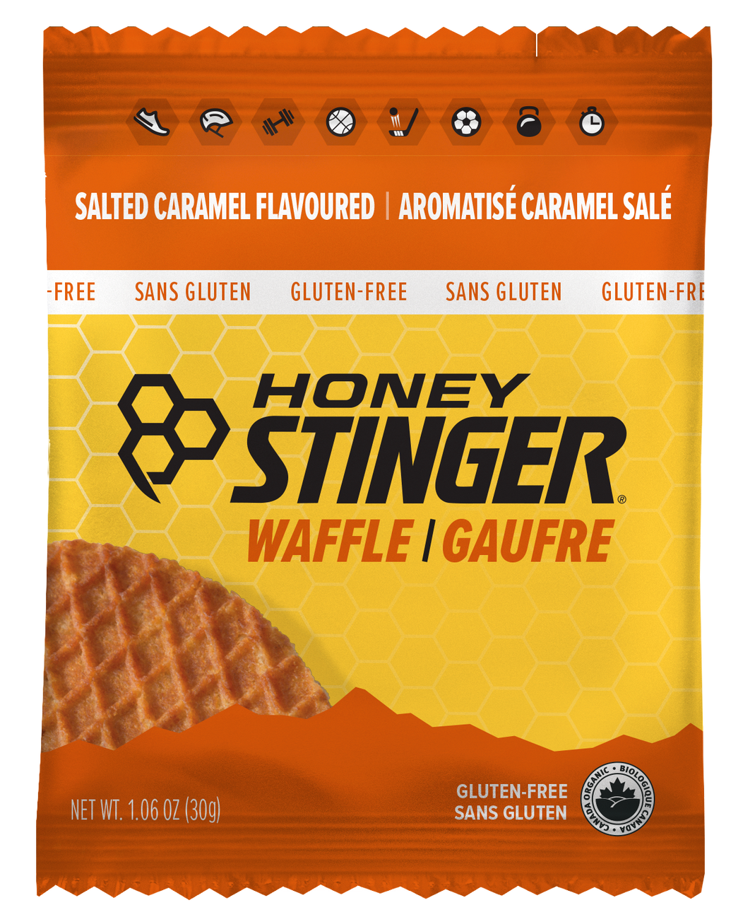 Honey Stinger GF Salted Caramel Waffle