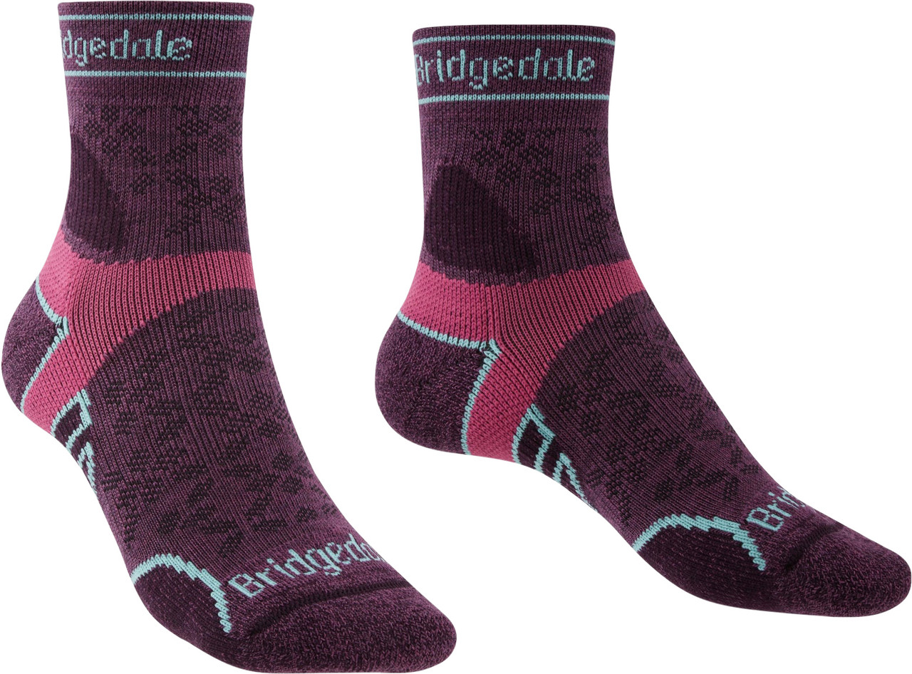 Bridgedale Trail Run Lightweight T2 Merino Sport 3/4 Crew Socks - Women's