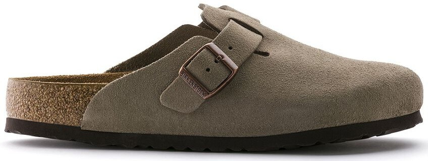 Birkenstock Boston Suede Leather Soft Footbed Clogs - Unisex