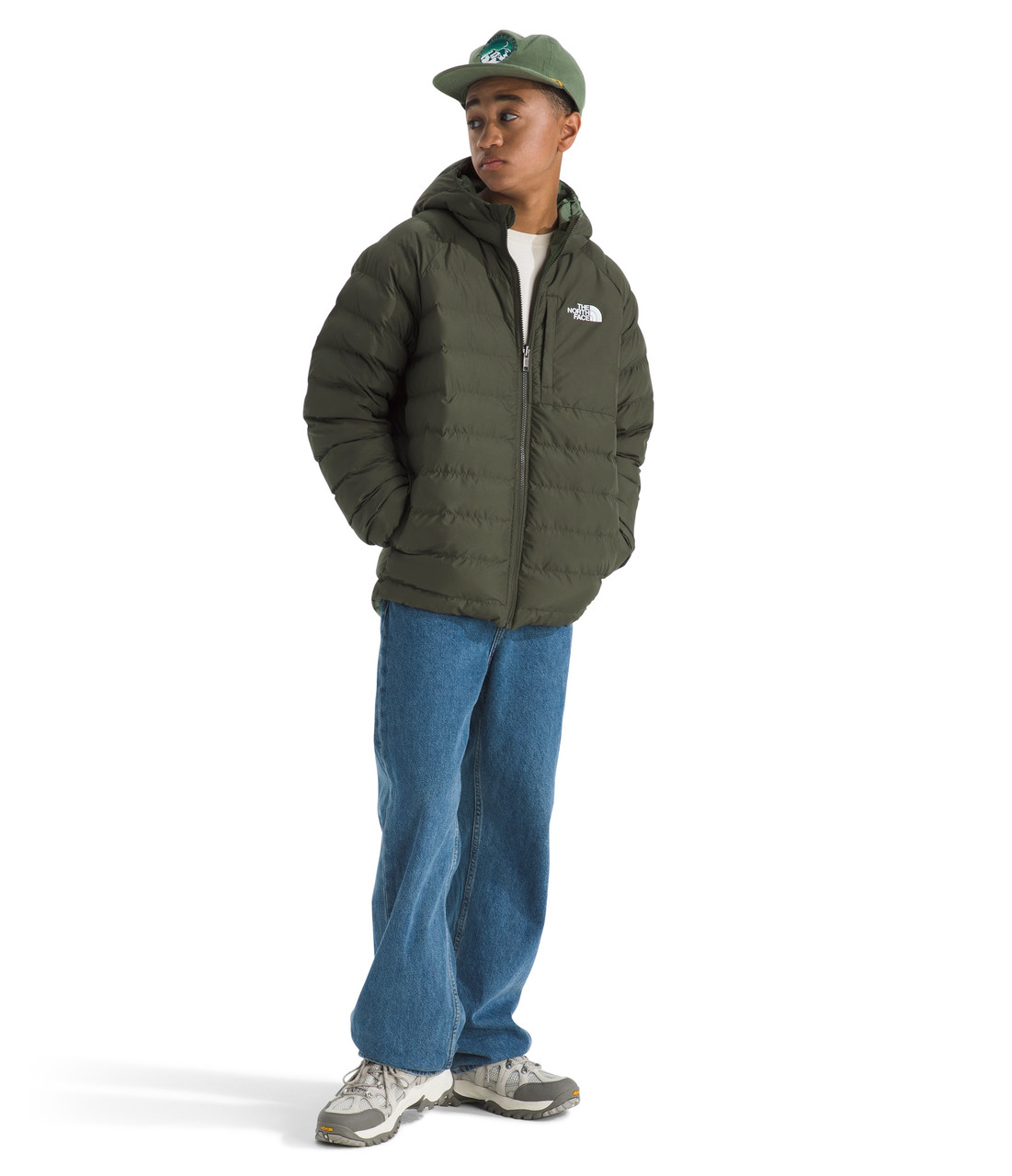 The North Face Reversible Perrito Hooded Jacket - Boys' - Youths