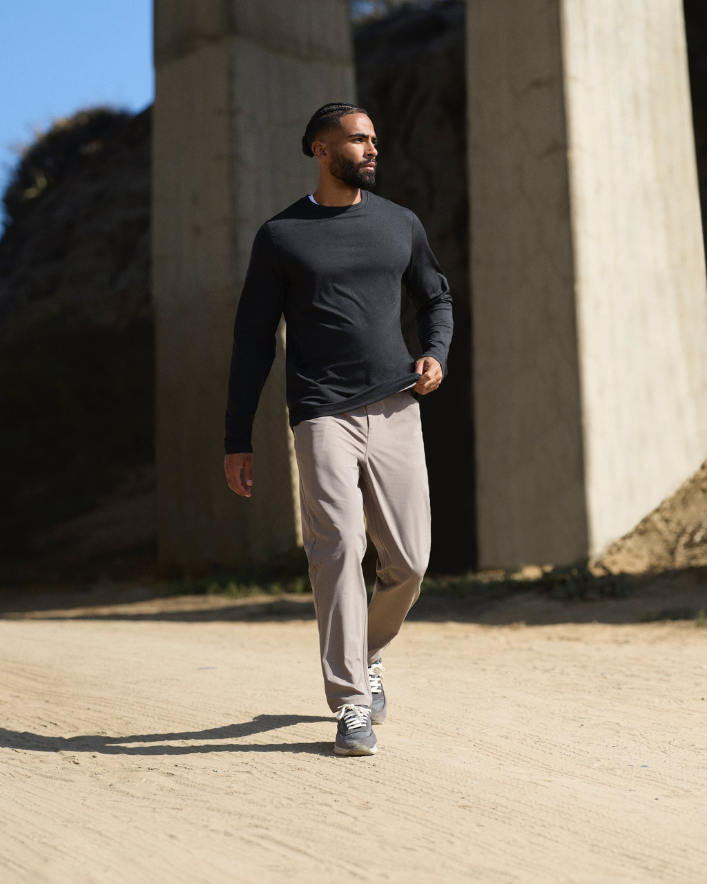 Vuori Ponto Performance Long Sleeve T-Shirt - Men's