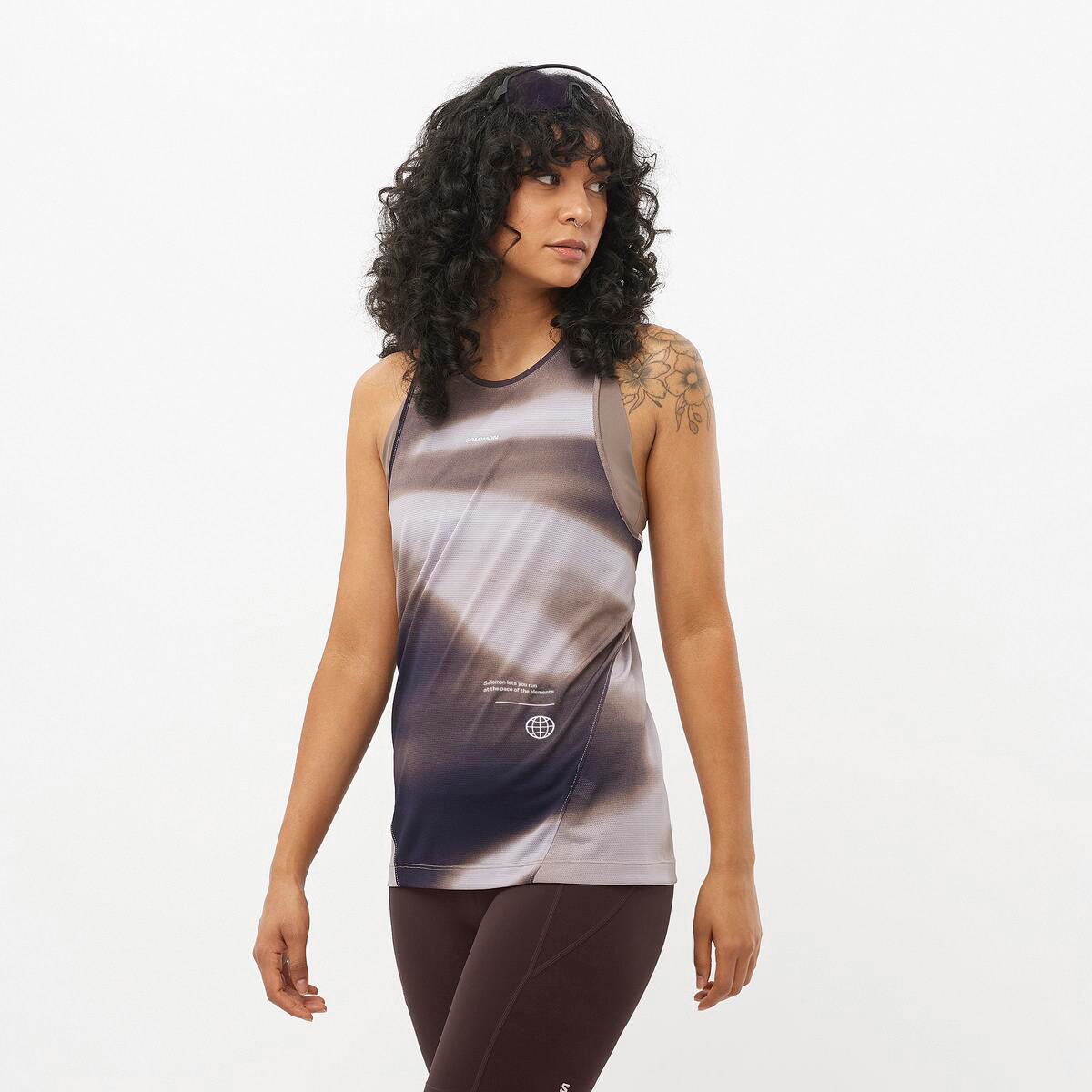 Salomon SHKout Drop Arm Graphic Tank - Women's