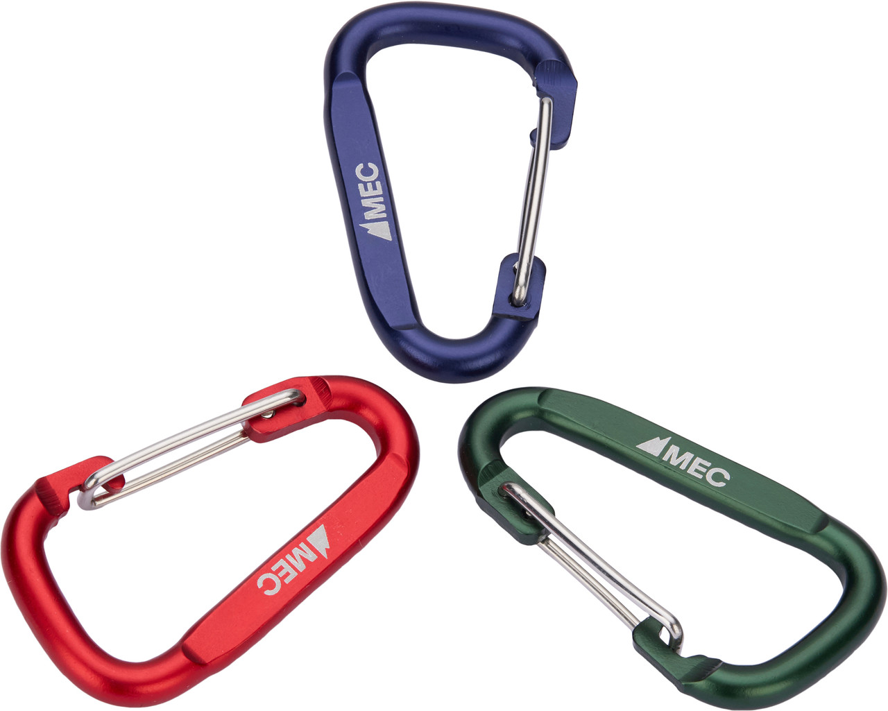 MEC Aluminum Carabiner S 3pk