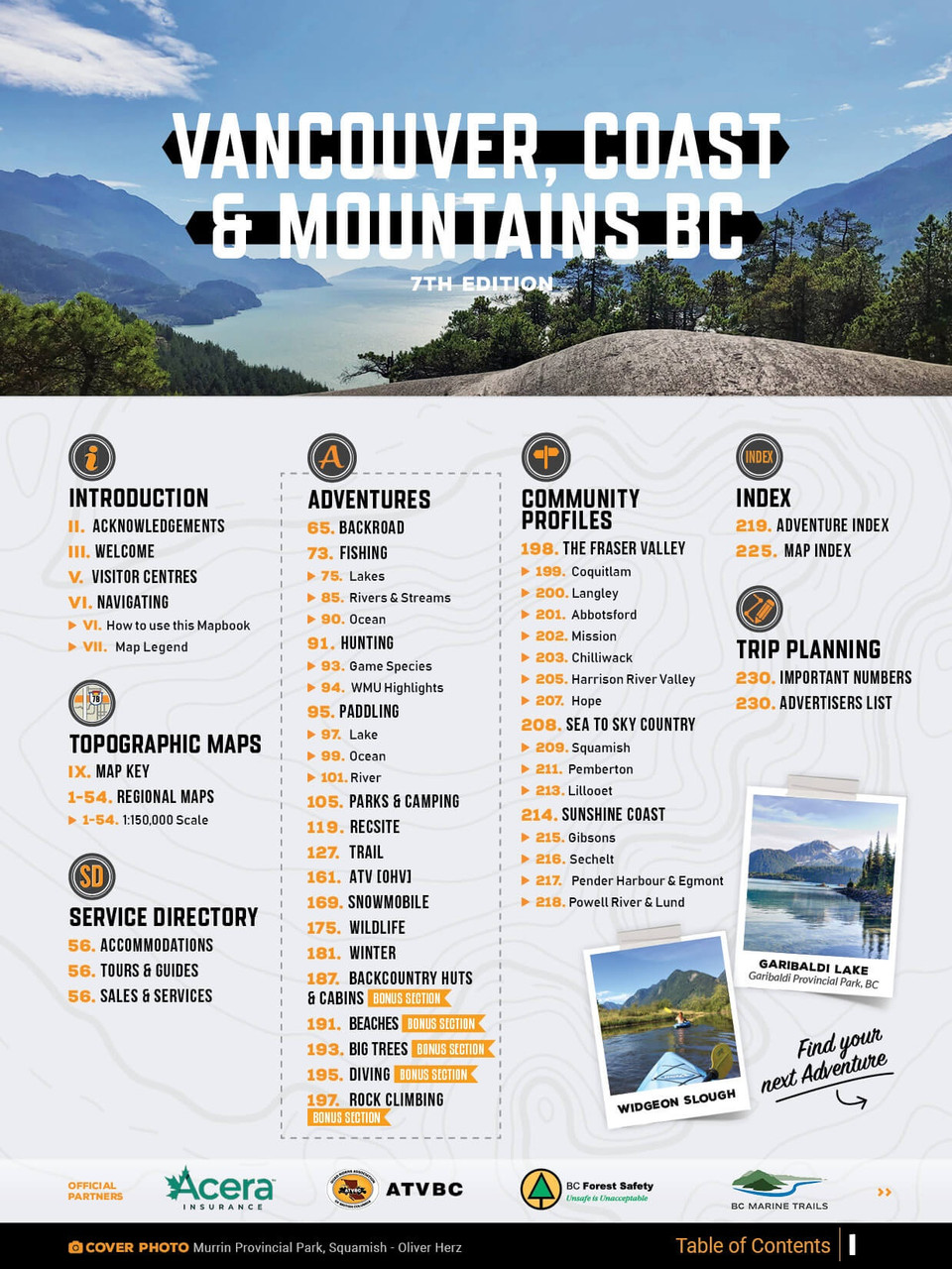 Backroad Mapbooks Vancouver, Coast and Mountains BC Backroad Mapbook