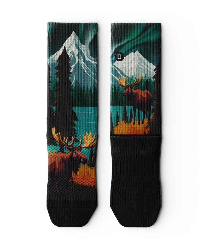 Outway Antlers Crew Sock - Unisex