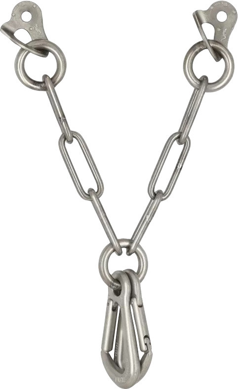 Fixe 316 SS V-Belay Station with Double Carabiner 3/8"