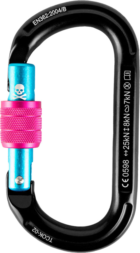 Trango Oval K Screwlock Carabiner