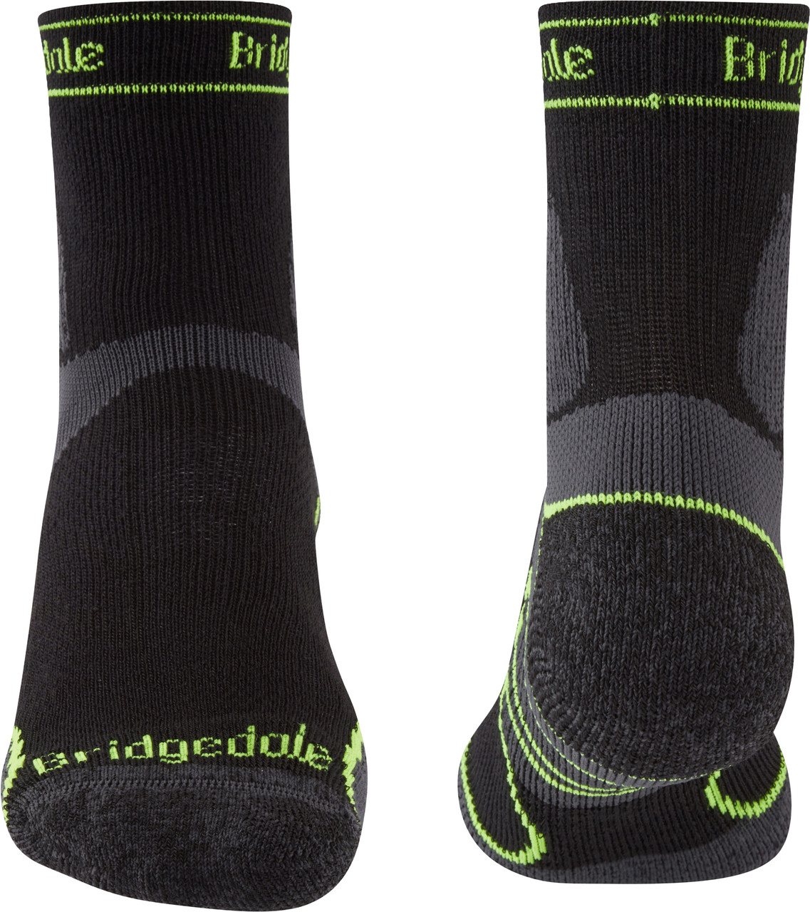 Bridgedale Trail Run Lightweight T2 Merino Sport 3/4 Crew Socks - Men's