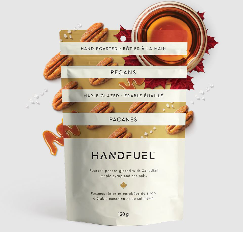 Handfuel Maple Glazed Pecans