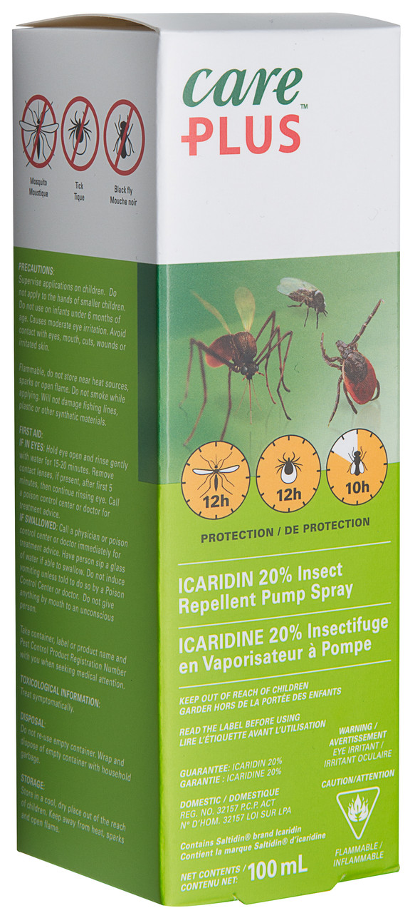 Care Plus Anti-Insect 20% Icaridin Pump Spray 100ml
