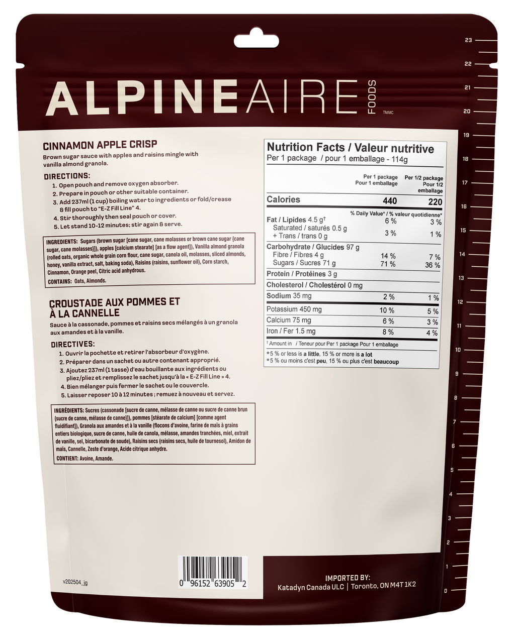 AlpineAire Cinnamon Apple Crisp