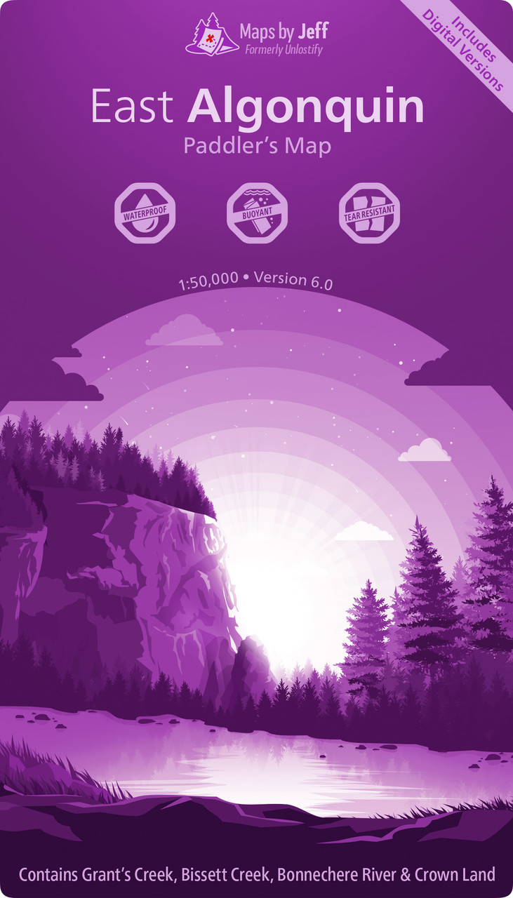 Jeff's Map East Algonquin Paddler's Map