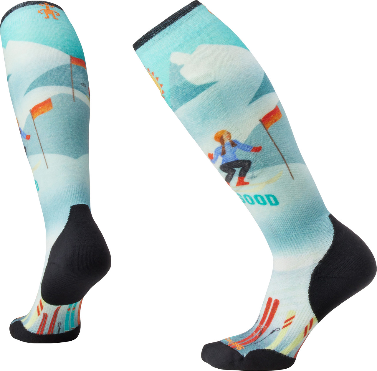 Smartwool Ski Targeted Cushion Snow Bunny Print OTC Socks - Women's