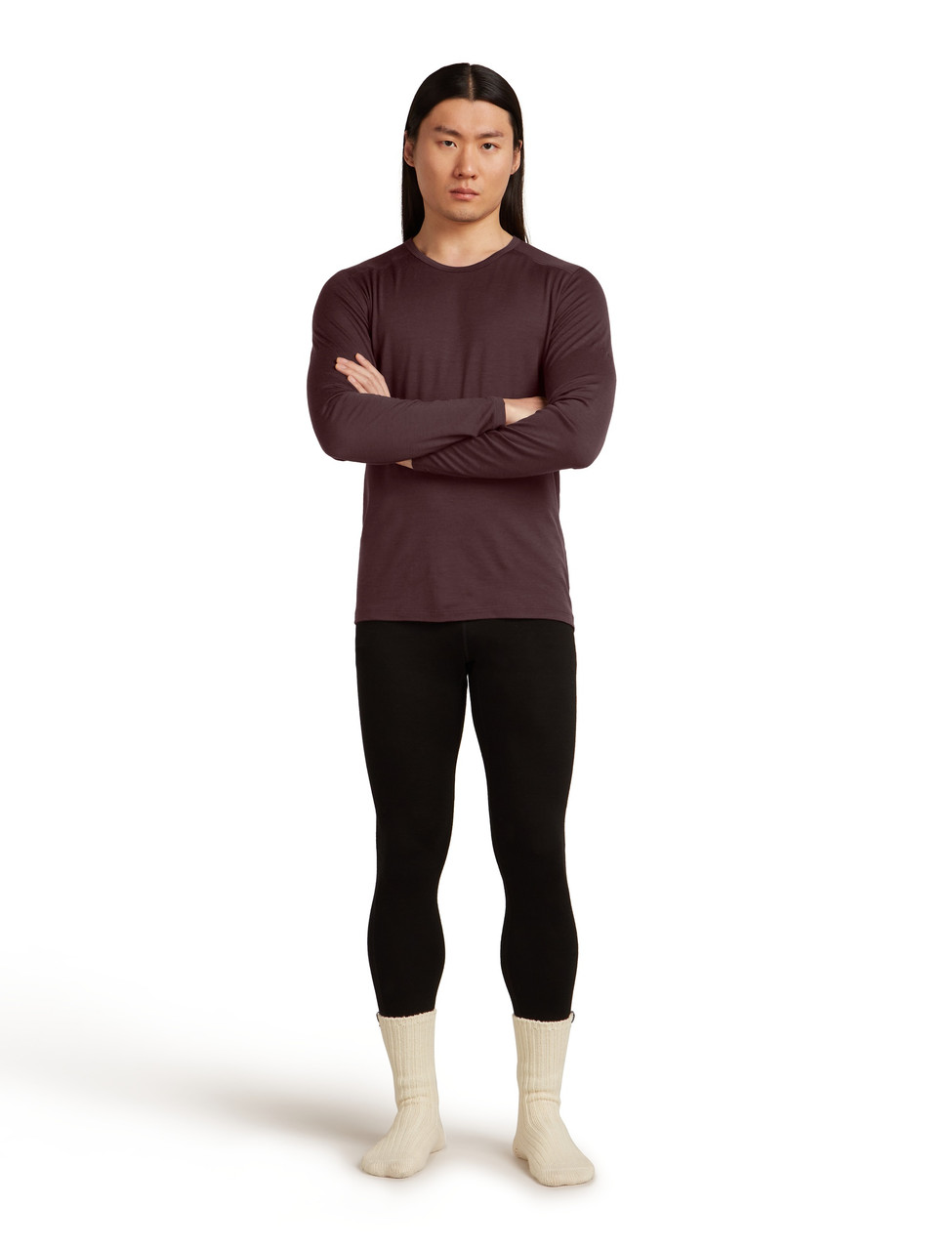 icebreaker Merino 200 Oasis LS Crewe Thermal Top - Men's