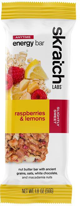 Skratch Labs Energy Bar Raspberries and Lemon