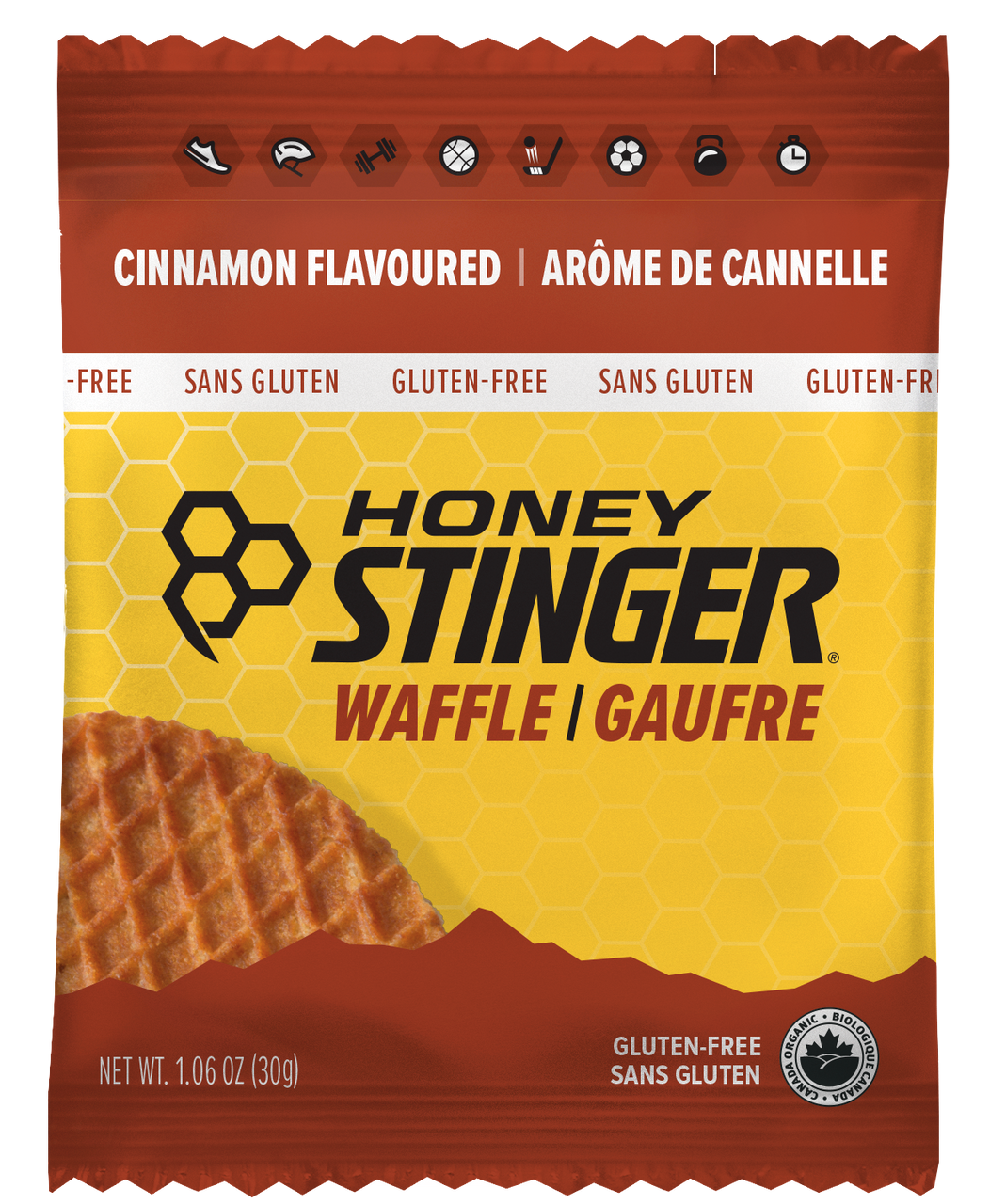 Honey Stinger GF Cinnamon Waffle