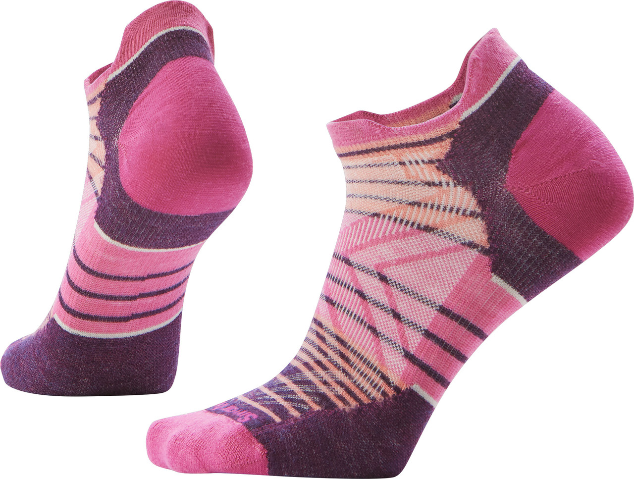 Smartwool Run Zero Cushion Stripe Low Ankle Socks - Women's
