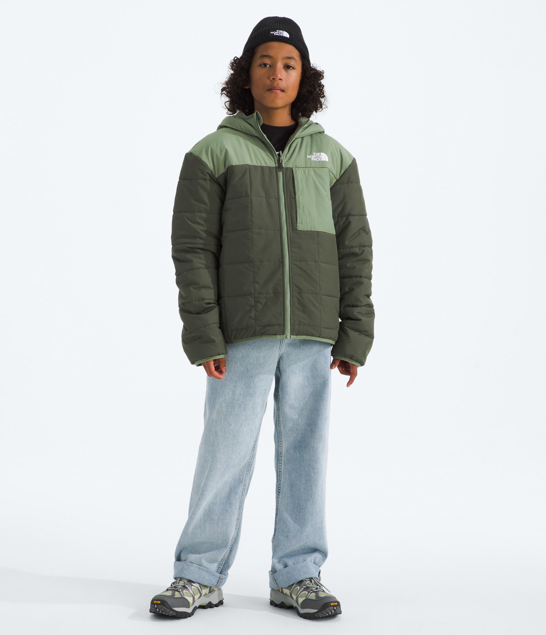 The North Face Reversible Shasta Full Zip Hooded Jacket - Boys' - Youths
