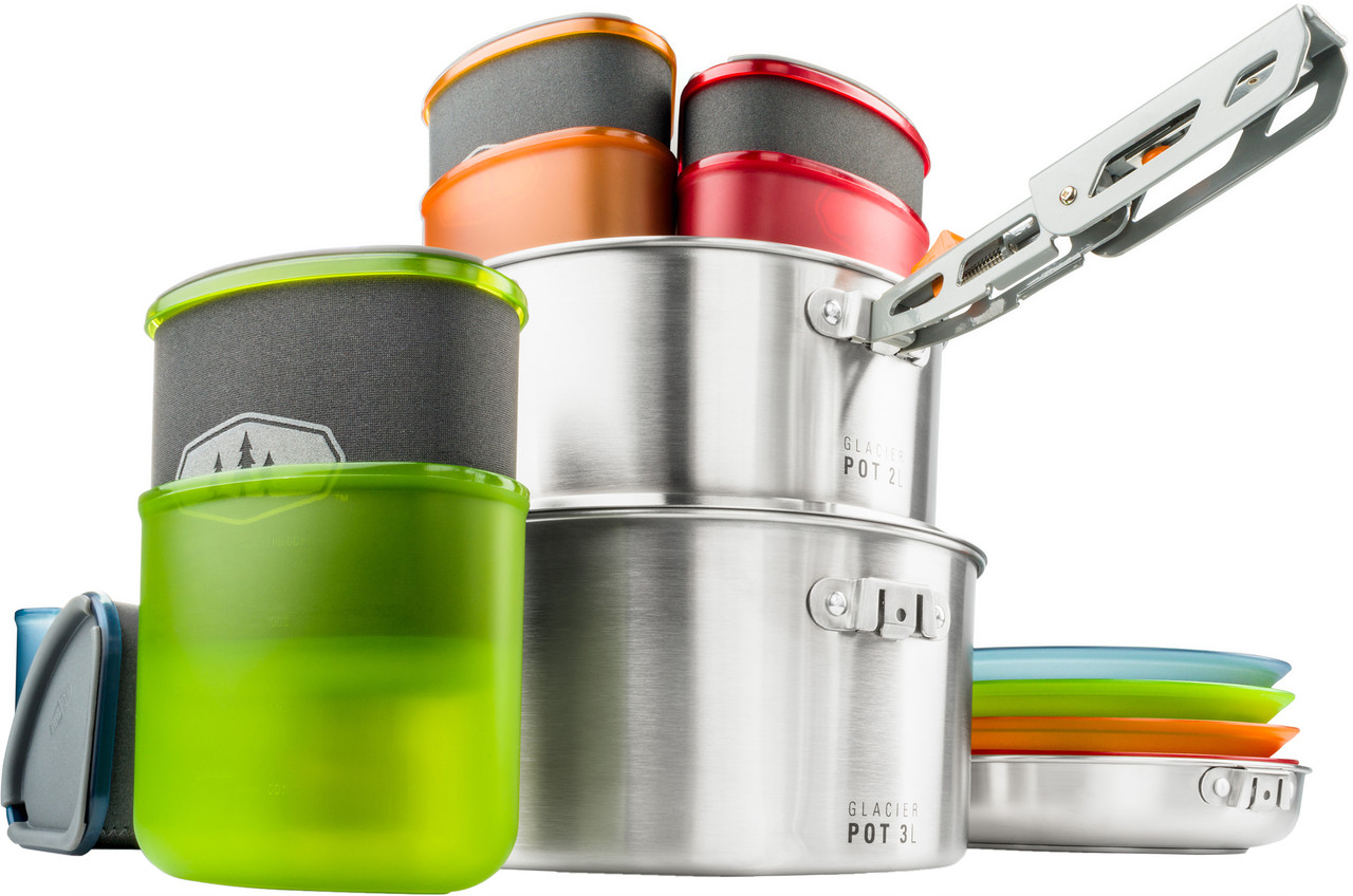 GSI Glacier Stainless Camper Set