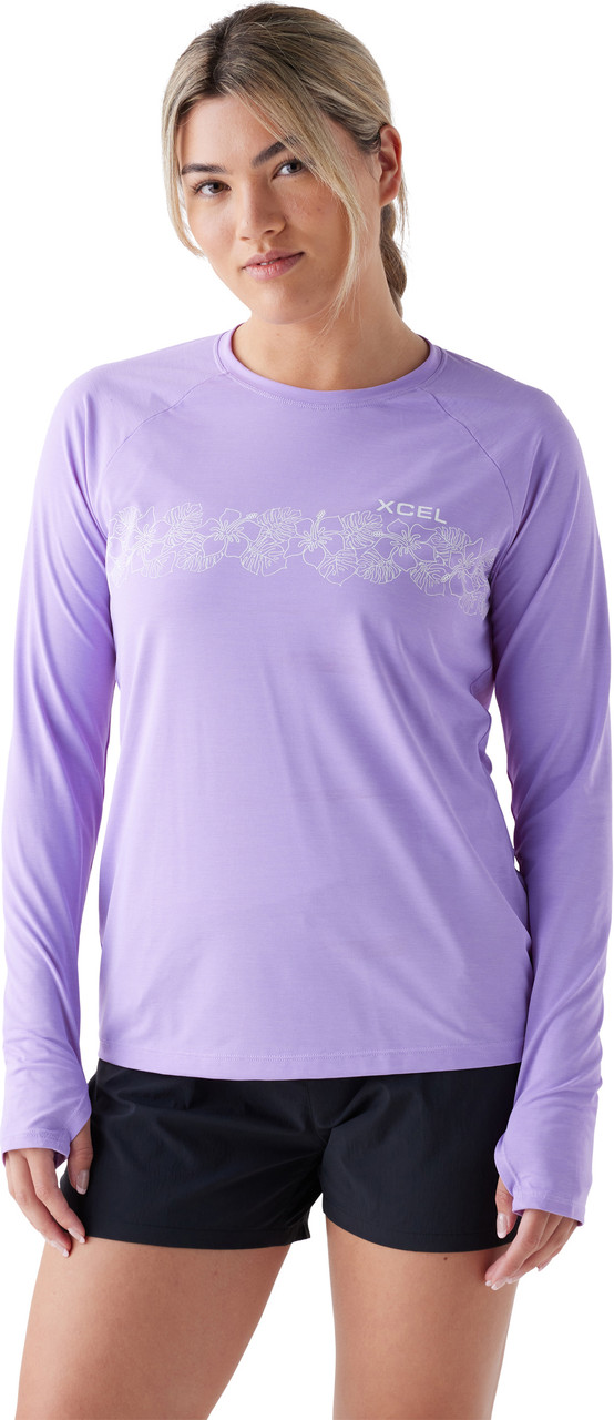 Xcel Heather Ventx Monstera Long Sleeve Top - Women's
