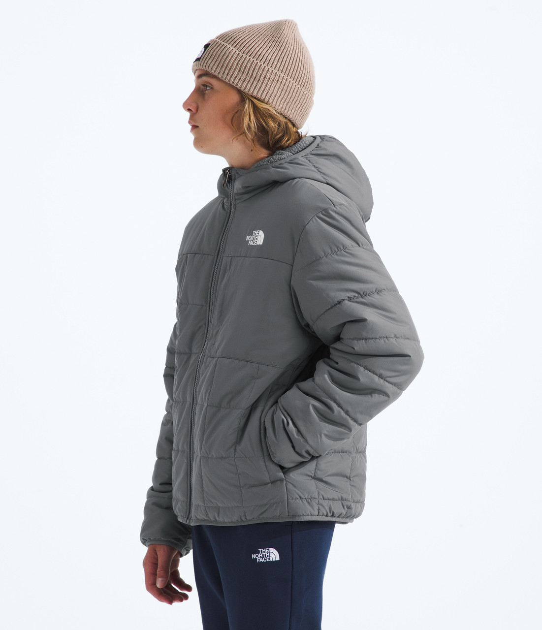 The North Face Reversible Shasta Full Zip Hooded Jacket - Boys' - Youths