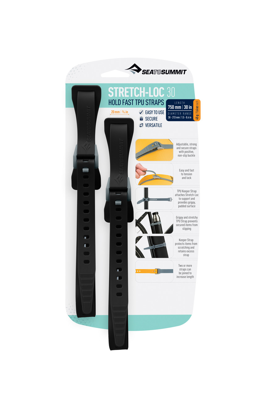 Sea To Summit Stretch-Loc TPU Straps 30 - 2 Pack