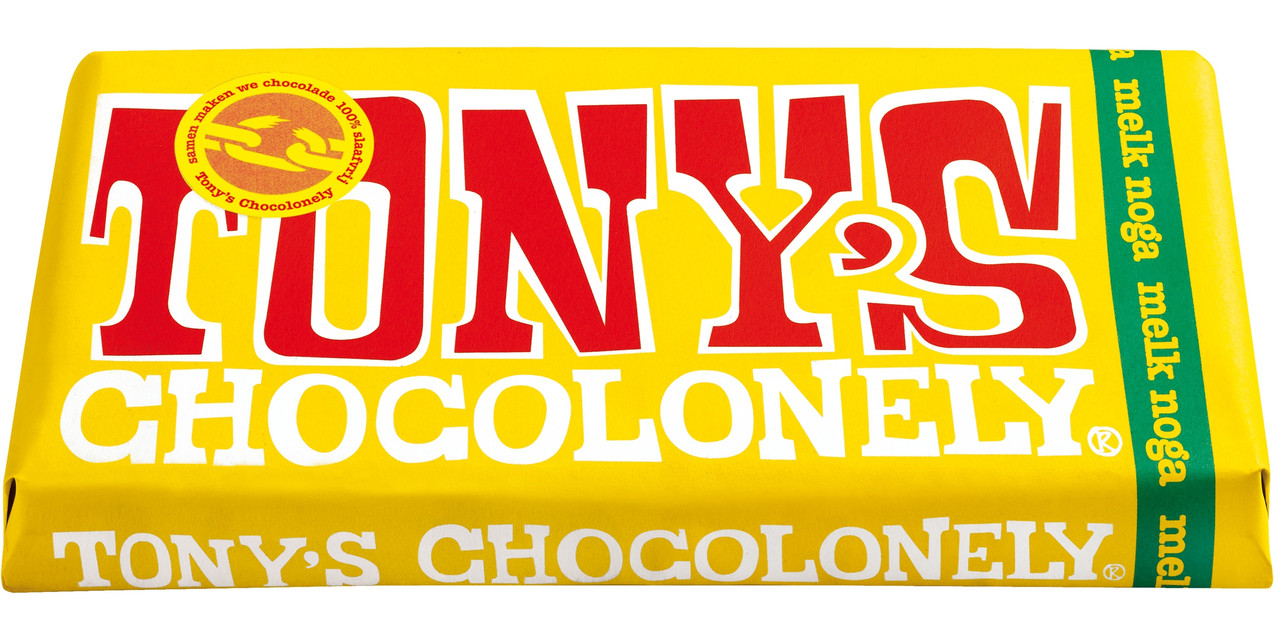 Tony's Chocolonely Milk Chocolate Honey Almond Nougat